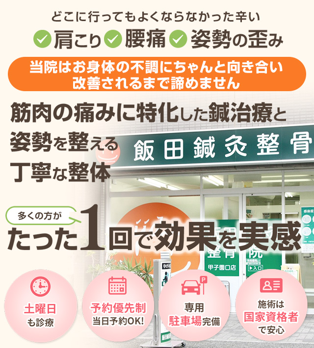 甲南山手 甲子園口 梅田 三宮 日生中央 豊中 池田 根本治療に特化した評判の鍼灸整骨院